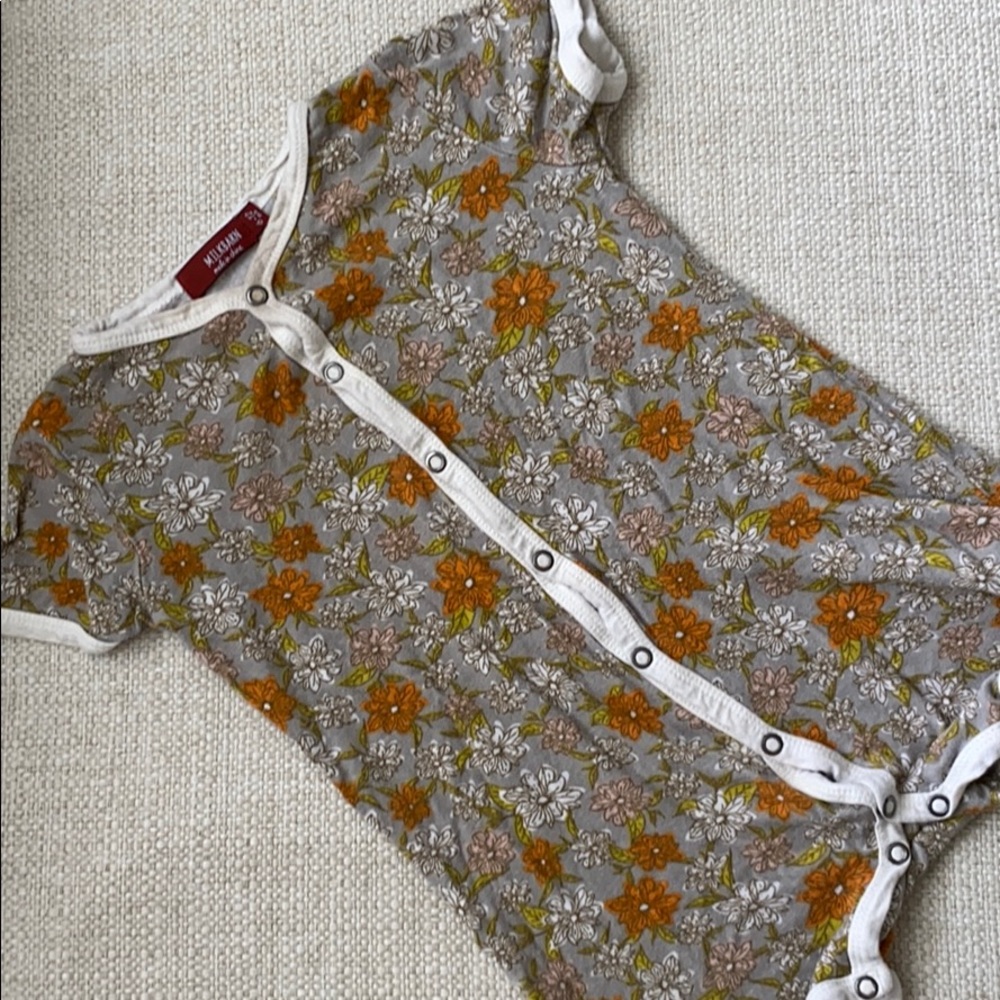 MilkBarn Floral Onesie